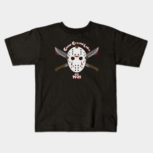 Camp Crystal Lake est 1935 Kids T-Shirt